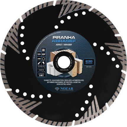 Nozar DIAMANTBLAD PIRANHA ABRASIVE 230