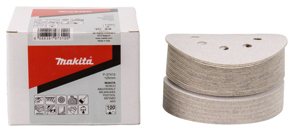 Afbeelding Makita schuurschijf k100 125 w.v. 50 P-37415