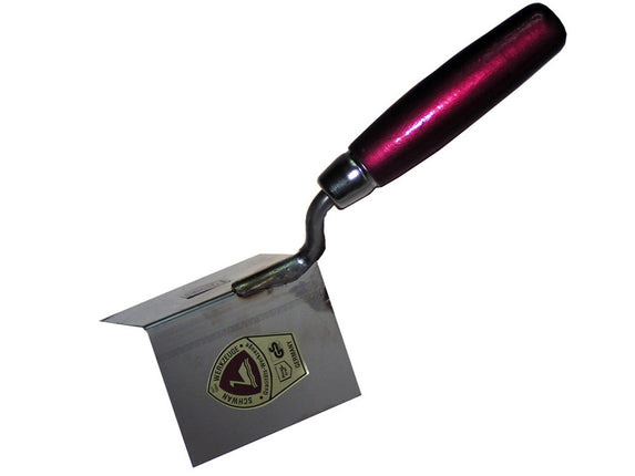 Schwan HOEKTROFFEL 80X60X60MM UITW. RVS UITWENDIG RONDE HOEKEN