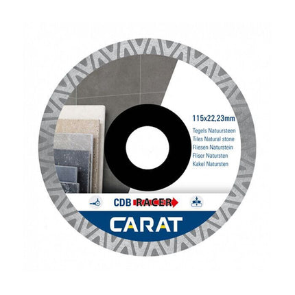 CARAT DIAMANTZAAG TEGELS/NAT.STEEN 115x22,23 MM, CDB RACER