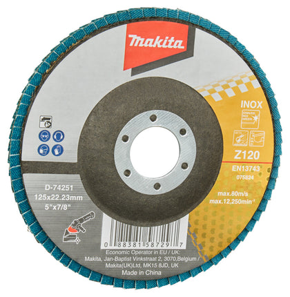 Makita Lamellenschuurschijf 125mm Z120 - D-74251