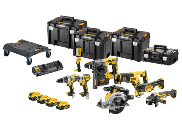 DeWalt DCK853P4T-QW 18V XR BRUSHLESS 8-DELIGE SET (DCD996 + DCF887 + DCG405 + DCH273 +
