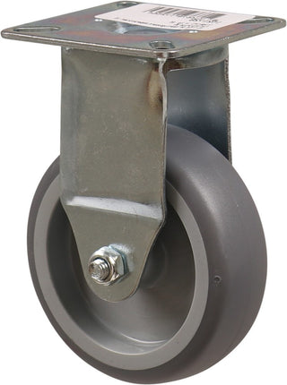 Kelfort Bokwiel Grijs Rubber 75mm - 1521728