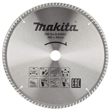 Makita Multizaagblad 305x30x2.8mm 100T 5G - D-65682
