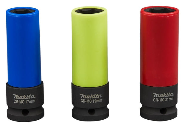 Makita Krachtdoppenset 3-Dlg 1/2 - E-12354