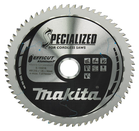 Makita HM Zaagb 216x30mm 63T 0g alu - E-16916