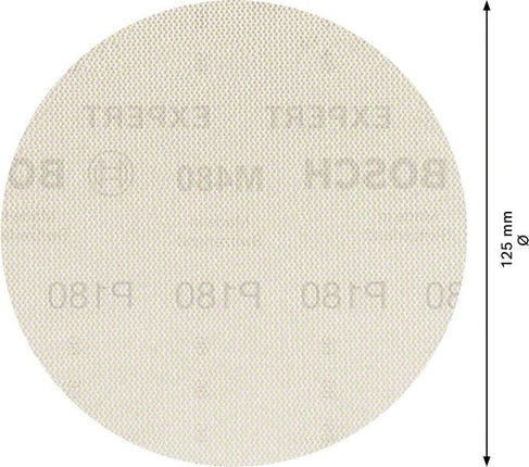 Bosch Expert M480 Schuurnet Best For Wood And Paint Diameter 125 mm Korrel 180 - 2608900675