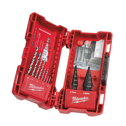 Milwaukee Combiset Stappen- en Metaalboor Set 10st - 48899350