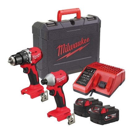 Milwaukee M18 BLCPP2A-402C Powerpack Set (Milwaukee gereedschapset)