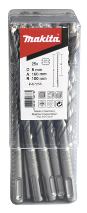 Makita P2S SDS-Plus Boor 6X160mm 10 Stuks - B-46523-10