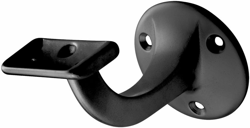 Hermeta Leuninghouder 75mm Vlak Zwart- 3507-70