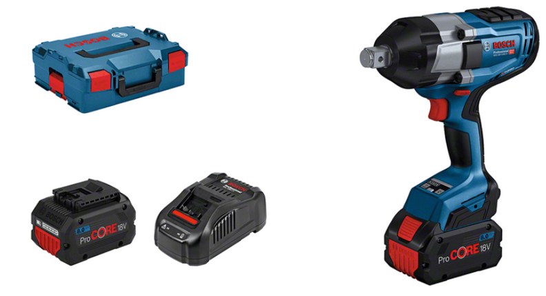 Bosch GDS 18V-1050 H Accu slagmoeraanzetter C&G in L-Boxx met 2x 5,5Ah accu's - 06019J8503 (accu slagmoersleutel)