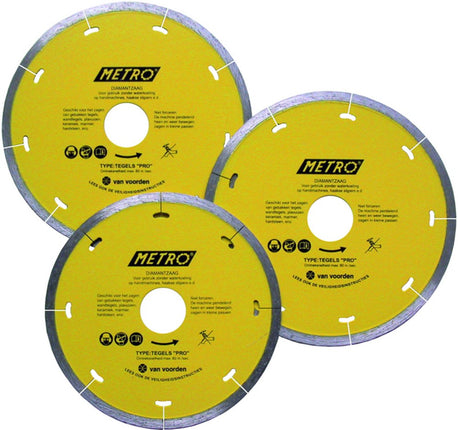 Van Voorden Metro Diamantblad Tegel 115 As 22,2mm Pro - 262567