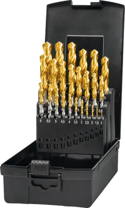 Phantom HSS Set Spiraalboren DIN 338 TiN-tip - 191470310