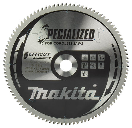 Makita Efficut Zaagb 305x30 96T alu - E-13312