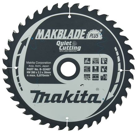 Makita Zaagb Hout 260x30x40T 5G - B-32487
