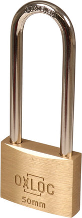 Oxloc Hangslot Messing Hoge Beugel 50HB80 - 1217915