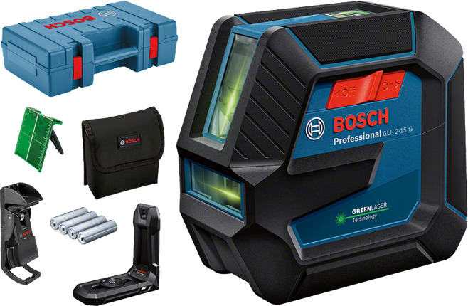 Bosch GLL 2-15 G Lijnlaser in Koffer - 0601063W02