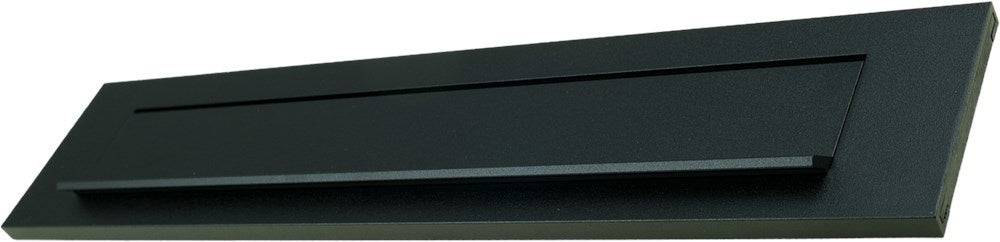 Oxloc Briefplaat Geveerd Aluminium Zwart 340mm - 1216670