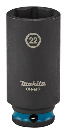 Makita Krachtdop IMPBL 3/8 22mm lang - E-16396