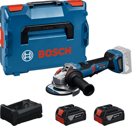 Bosch GWS18V-11PS Accu Haakse Slijpmachine in L-Boxx - 06019N4302