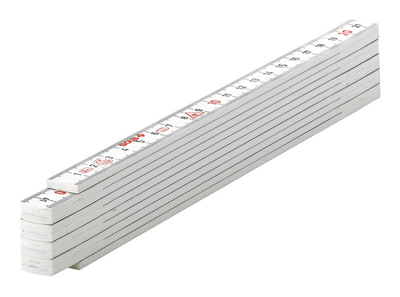 Vouwduimstok, kunststof, 2m/10-ledig HK2-10 W