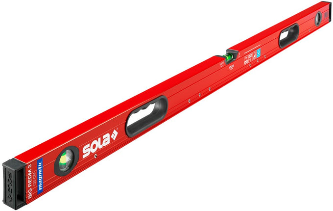 Waterpas alu. Magnetisch 2 handgrepen BIG REDM3