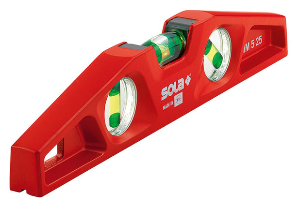 Afbeelding SOLA gegoten waterpas, torpedomodel MM 5 25