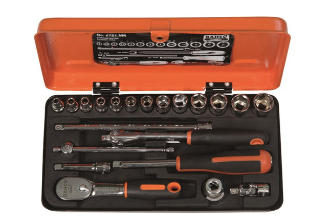 BAHCO DOPPENSET 1/4 21D