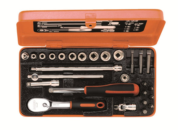 Afbeelding BAHCO dopsleutelset 1/4" 6722M