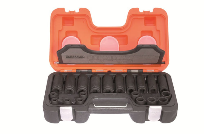 Afbeelding BAHCO doppenset 1/2" metrisch D-DD/