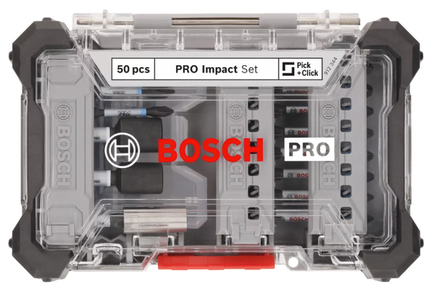 Bosch PRO IMPACT Schroefbitset 50-delig in Display - 2608521U89