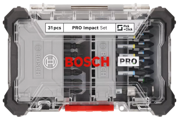 Bosch PRO IMPACT Schroefbitset 31-delig in Display - 2608521U72