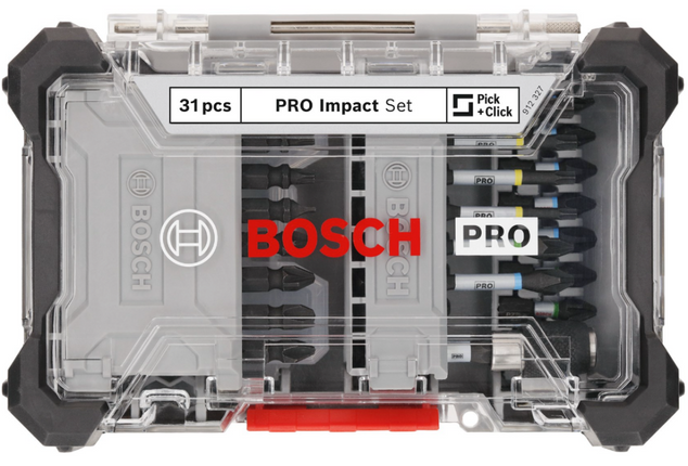 Bosch PRO IMPACT Schroefbitset 31-delig in Display - 2608521U71