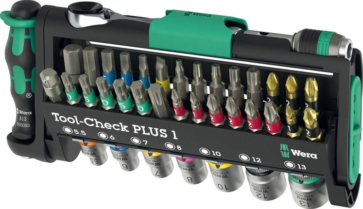 Afbeelding Wera dopsleutelset 1/4" inclusief bits Tool-Check
