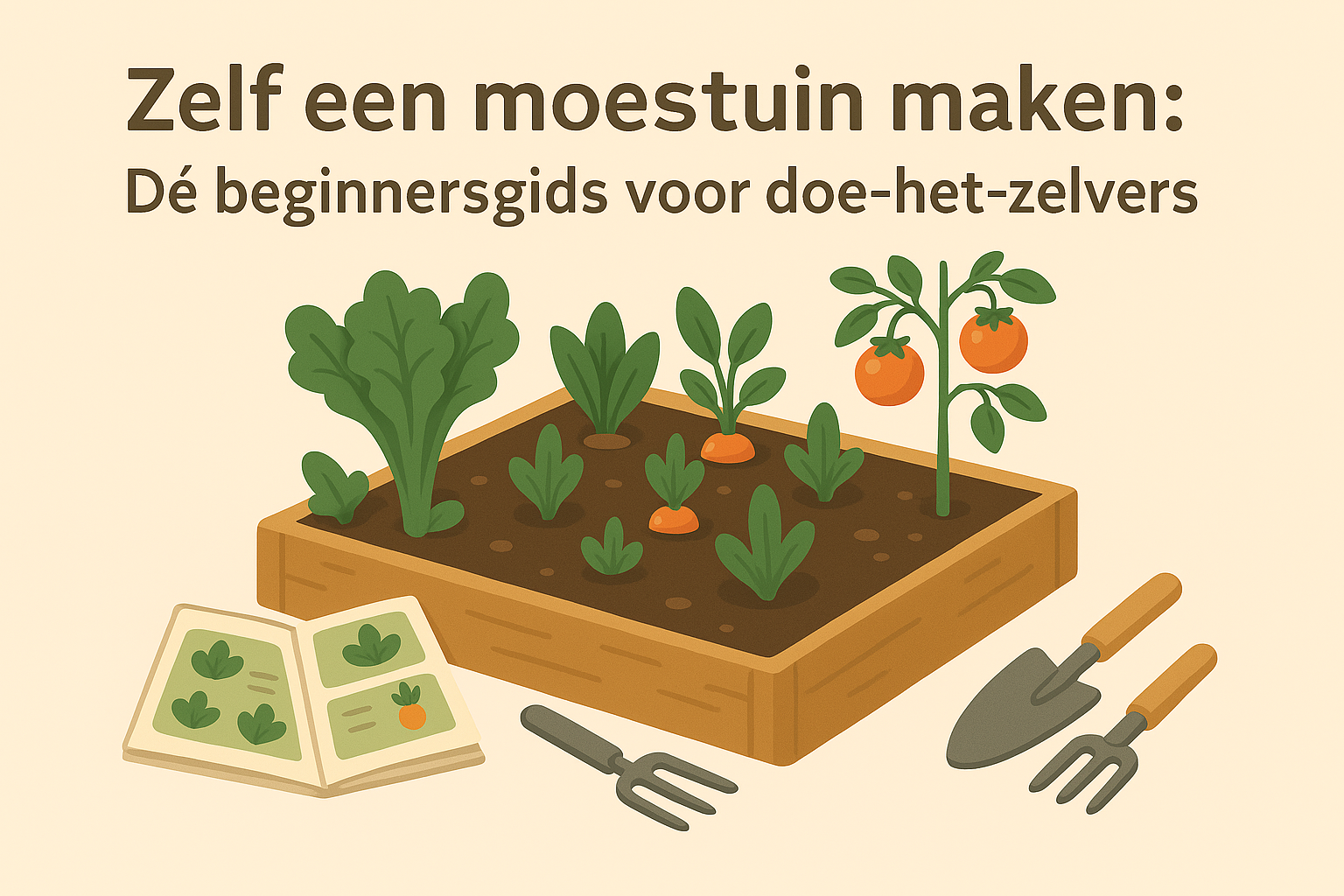 Zelf een moestuin maken: dé beginnersgids voor doe-het-zelvers