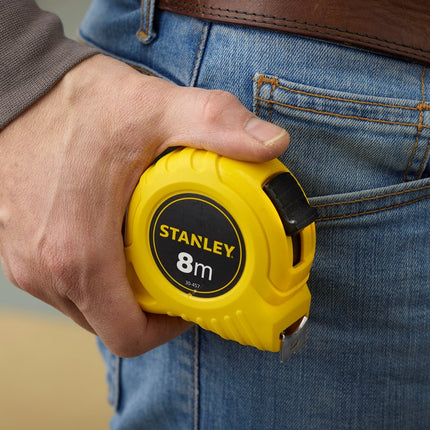 STANLEY ROLBANDMAAT 8M - 25MM (KAART)