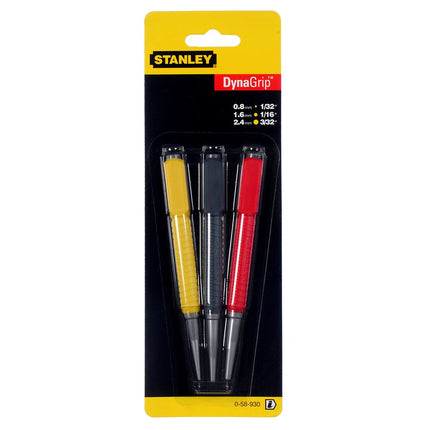 STANLEY DYNAGRIP DREVELSET 3-DELIGE