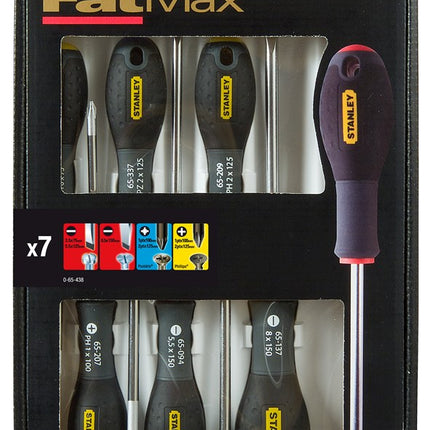 Afbeelding STANLEY fatmax® 7-delige schroevendraaierset phillips/pozidriv 0-65-438