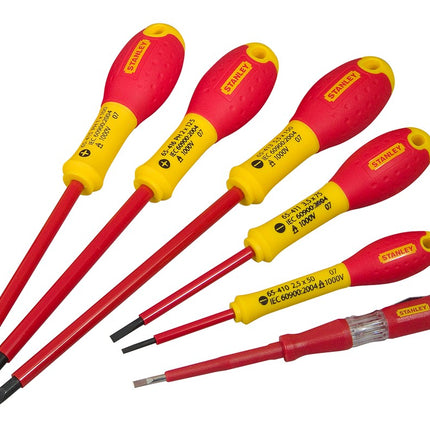 STANLEY FATMAX VDE-SCHROEVENDRAAIERSET 6-DELIG - PARALLEL/PHILLIPS EN SPANNINGSZ