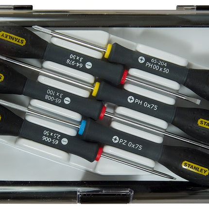 Afbeelding STANLEY fatmax® precisie schroevendraaierset (6-delig) 0-65-492