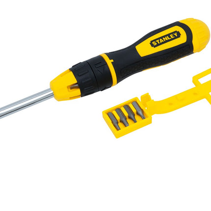 Afbeelding STANLEY multibit schroevendraaier met ratel 0-68-010