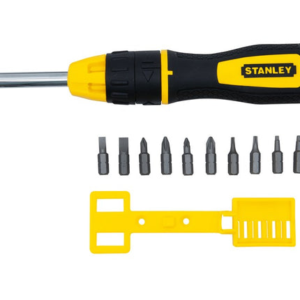 Afbeelding STANLEY multibit schroevendraaier met ratel 0-68-010