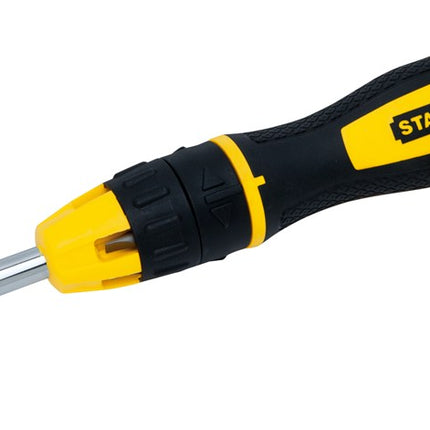 Afbeelding STANLEY multibit schroevendraaier met ratel 0-68-010
