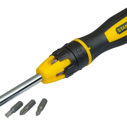 Afbeelding STANLEY multibit schroevendraaier met ratel 0-68-010