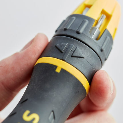 Afbeelding STANLEY multibit schroevendraaier met ratel 0-68-010