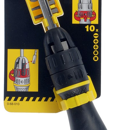 Afbeelding STANLEY multibit schroevendraaier met ratel 0-68-010