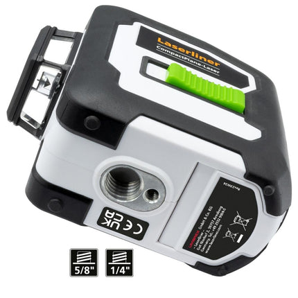 Laserliner COMPACTPLANE-LASER 3G SET 150 CM (GREEN,TILT, BLE, SOFTBAG)