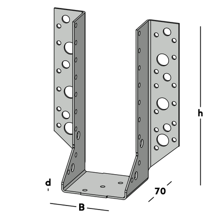 GB Raveeldrager Zwaar 440/71x184mm - 0785505.0020
