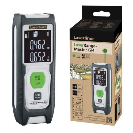 Laserliner LASERRANGE-MASTER GI4 (GREEN, 40M)